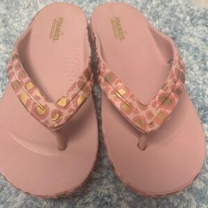 Skechers Pink and Gold Women's Sandals